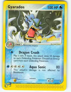 Gyarados - Prerelease - Stamped - 32/97 EX Dragon - Pokemon TCG - 2003 - Image 1