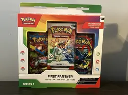 POKEMON FIRST PARTNER ILLUSTRATION COLLECTION SERIES 1 BOX - Image 1
