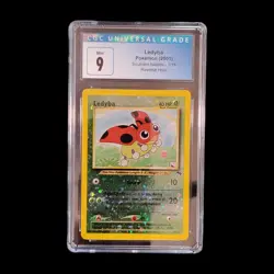 2001 Pokemon Southern Islands Lebyba Reverse Holo 7/18 CGC 9 - Image 1