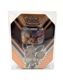 Set of 7 Sealed Pokemon Tins w/ Cases: V Heroes & V Power & Eevee Evolutions - Image 3