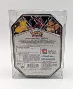 Set of 7 Sealed Pokemon Tins w/ Cases: V Heroes & V Power & Eevee Evolutions - Image 4