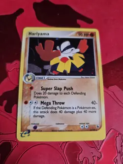 LP+ Pokemon TCG Hariyama EX Ruby and Sapphire 8/109 Holo Pokemon Card - Image 1