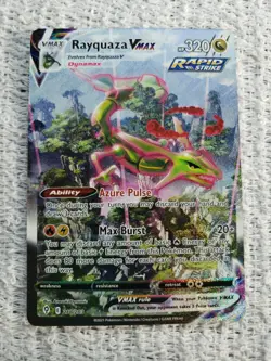 Rayquaza VMAX 218/203 Alt. Art 💎 Evolving Skies Secret Rare Holo Pokemon TCG NM - Image 1
