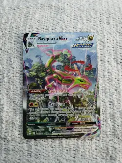 Rayquaza VMAX 218/203 Alt. Art 💎 Evolving Skies Secret Rare Holo Pokemon TCG NM - Image 3