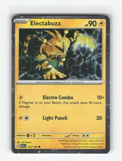 ELECTABUZZ 125/165 COSMOS HOLO POKEMON TCG NM-LP - Image 1