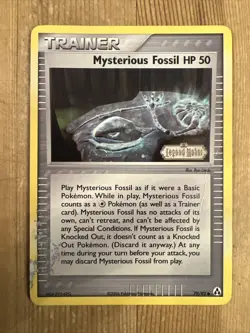 Mysterious Fossil - 79/92 - Common - Reverse Holo DMG, English Pokemon EX Legend - Image 1