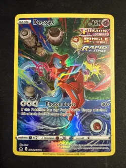 Pokemon Deoxys GG12/GG70 Crown Zenith Galarian Gallery Full Art Holo - Image 1