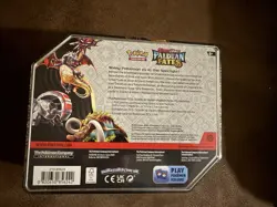 Pokemon Great Tusk EX Scarlet & Violet Paldean Fates Tin New Sealed - Image 3