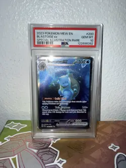 2023 Pokemon 151 200/165 Blastoise ex Special Illustration Rare PSA 10 - Image 2