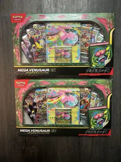 Pokemon Mega Venusaur EX Premium Collection Box New Lot of 2 - Image 1
