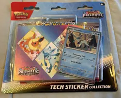 Pokemon TCG S&V Prismatic Evolutions Tech Sticker Collection [Glaceon] - Sealed - Image 1