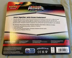 Pokemon TCG S&V Prismatic Evolutions Tech Sticker Collection [Glaceon] - Sealed - Image 2