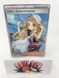 Pokemon TCG Lillie’s Determination 169/132 Mega Evolution Ultra Rare NM BUF - Image 1
