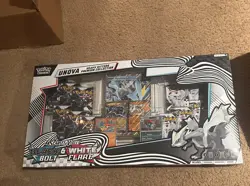 Pokemon TCG Unova Heavy Hitters Premium Collection Black Bolt & White Flare NEW - Image 1