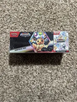 Pokemon Prismatic Evolutions Surprise Box And Booster Bundle Sealed - Image 1