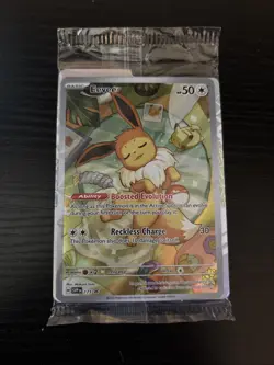 (Pokemon TCG: Prismatic Evolution ETB Promo Eevee #173 Sealed - Image 1