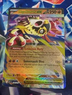 Pokemon TCG Mega Hawlucha ex 116/217 Double Rare Ascended Heroes NM/M - Image 1
