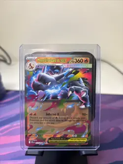 2025 Pokemon MEGA CHARIZARD X EX #013/094 Phantasmal Flames Holo English - Image 1