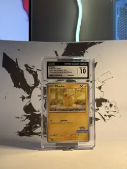 Pikachu - Black Star Promo 214 Illustration Contest 2024 Pokemon CGC Gem Mint 10 - Image 1