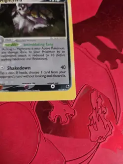NM+ 2003 POKEMON EX RUBY & SAPPHIRE MIGHTYENA 10/109 HOLO RARE - Image 2