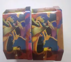 Pokemon TCG Tins Mega Charizard X & Mega Charizard Y Sealed Bundle Free P+P - Image 2