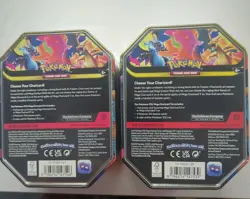 Pokemon TCG Tins Mega Charizard X & Mega Charizard Y Sealed Bundle Free P+P - Image 3