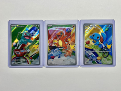 Pokemon TCG First Partner Illustration Collection Series 1 Kanto GEN 1 Starters - Image 1