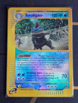 Feraligatr E-Reader Expedition Set 47/165 Pokemon E-Series Reverse Holo - Image 1