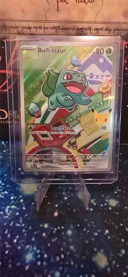 Bulbasaur MEP 037 First Partner Illustration Rare Promo 30th Anniversary Pokemon - Image 1