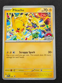 Pokemon Pikachu 235 World Championships 2025 Black Star Promo - MINT - Image 1