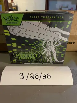 Pokemon TCG: Mega Evolution 3: Perfect Order: Elite Trainer Box Sealed - Image 1
