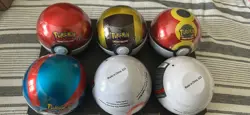 6 x Pokemon TCG Pokeball Tins - Pokeball Ball - 18 Booster Packs Factory Sealed - Image 2