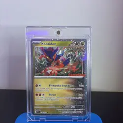 🔥 Pokemon TCG Koraidon 119/162 TEF Holo GameStop Stamp Sealed Promo 🔥 Swirl 🔥 - Image 1