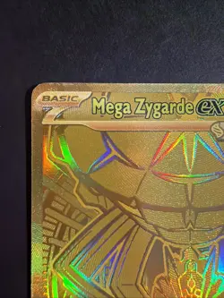 Pokemon Mega Zygarde EX 124/088 Gold Perfect Order English Hyper Rare - Image 2