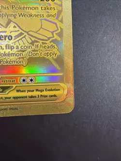 Pokemon Mega Zygarde EX 124/088 Gold Perfect Order English Hyper Rare - Image 4
