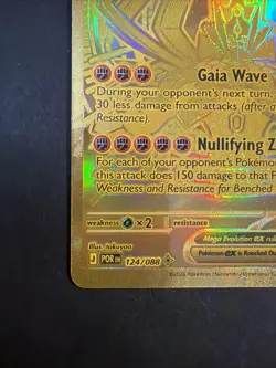 Pokemon Mega Zygarde EX 124/088 Gold Perfect Order English Hyper Rare - Image 5