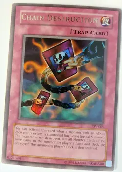 Chain Destruction Ultra Rare PSV-006 Unlimited Yugioh Tcg HP - Image 1