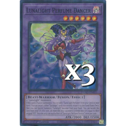 3X Lunalight Perfume Dancer DUAD-EN031 SR Duelist's Advance NM 1st Ed YUGIOH - Image 1