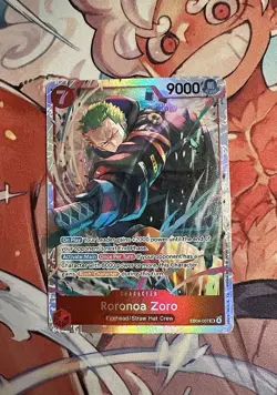 Roronoa Zoro EB04-007 SR One Piece Card Game English NM - Image 1