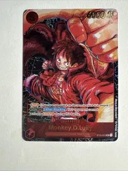 One Piece Monkey.D.Luffy #ST01-012 Alt Art Awakening of New Era OP-05 English SR - Image 1