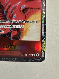 One Piece Monkey.D.Luffy #ST01-012 Alt Art Awakening of New Era OP-05 English SR - Image 4