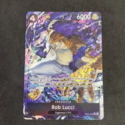 Rob Lucci Alt Art OP15 EB04-048 One Piece Egghead Crisis English -PRERELEASE🔥 - Image 1