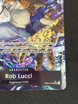 Rob Lucci Alt Art OP15 EB04-048 One Piece Egghead Crisis English -PRERELEASE🔥 - Image 5