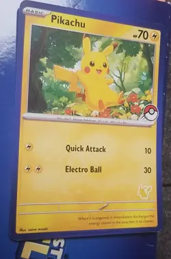 POKEMON TCG PIKACHU (BLUE BORDER) CARD MY FIRST BATTLE PIKACHU DECK ENGLISH - Image 1
