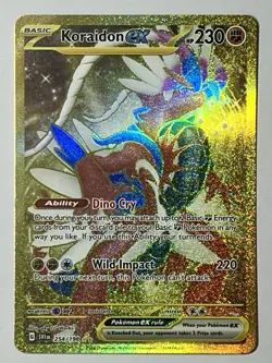Koraidon EX 254/198 (NM) Gold Hyper Rare Scarlet & Violet: Base Set 2023 Pokemon - Image 1