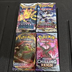 Sword & Shield Eta Pokemon Booster Packs Lot of 4 (NEW/SEALED) *** - Image 1