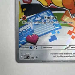 Pokemon TCG Charmander Promo Holo Stamped MEP 038/2026 Basic 80 HP English - Image 3