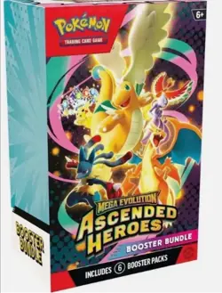 Pokemon Mega Evolution Ascended Heroes Booster Bundle [6 Packs] x4 - Image 1