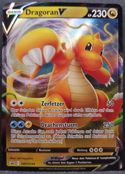 Dragoran V SWSH154 Drachenwandel Promo Pokemon Pokemon Karte Deutsch Near Mint - Image 1