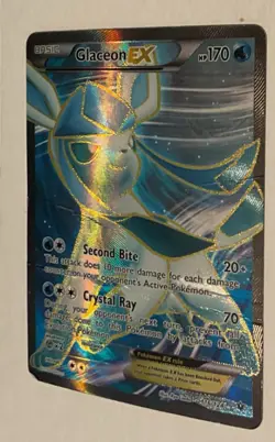 Pokemon TCG Glaceon EX Fates Collide 116/124 Full Art Ultra Rare Holo 170 HP - Image 3